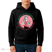 Funny Overwhelmed Mom Kids Hoodie thumb 4