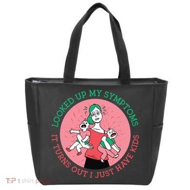 Funny Overwhelmed Mom Tote Bag