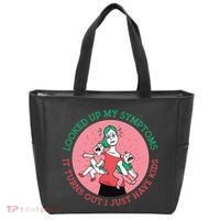 Funny Overwhelmed Mom Tote Bag thumb 0