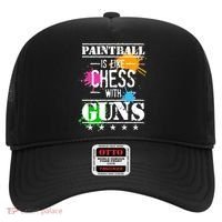 Funny Paintball Is Like Chess With Guns Hat thumb 0