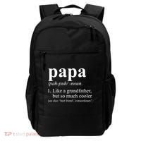 Funny Papa Definition Like A Grandfather Backpack thumb 0