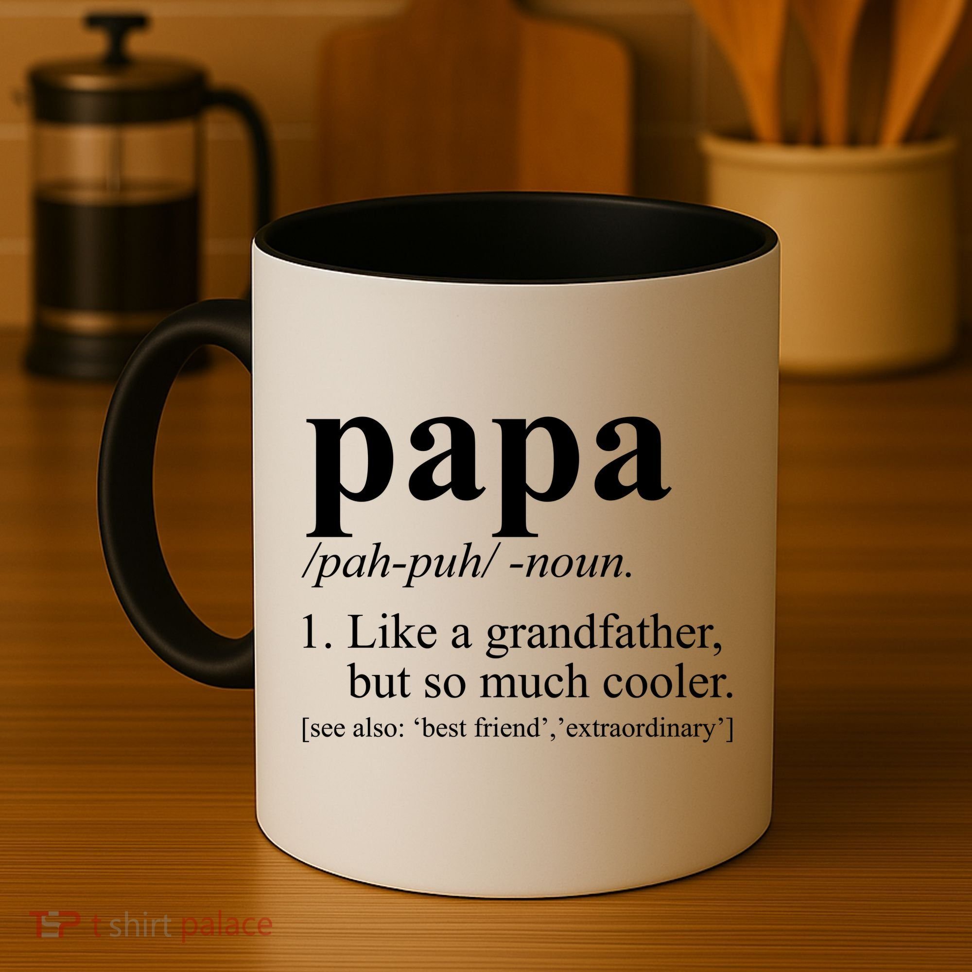 Funny Papa Definition Like A Grandfather Coffee Mug