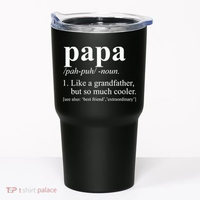 Funny Papa Definition Like A Grandfather Tumbler