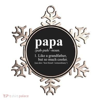 Funny Papa Definition Like A Grandfather Ornament