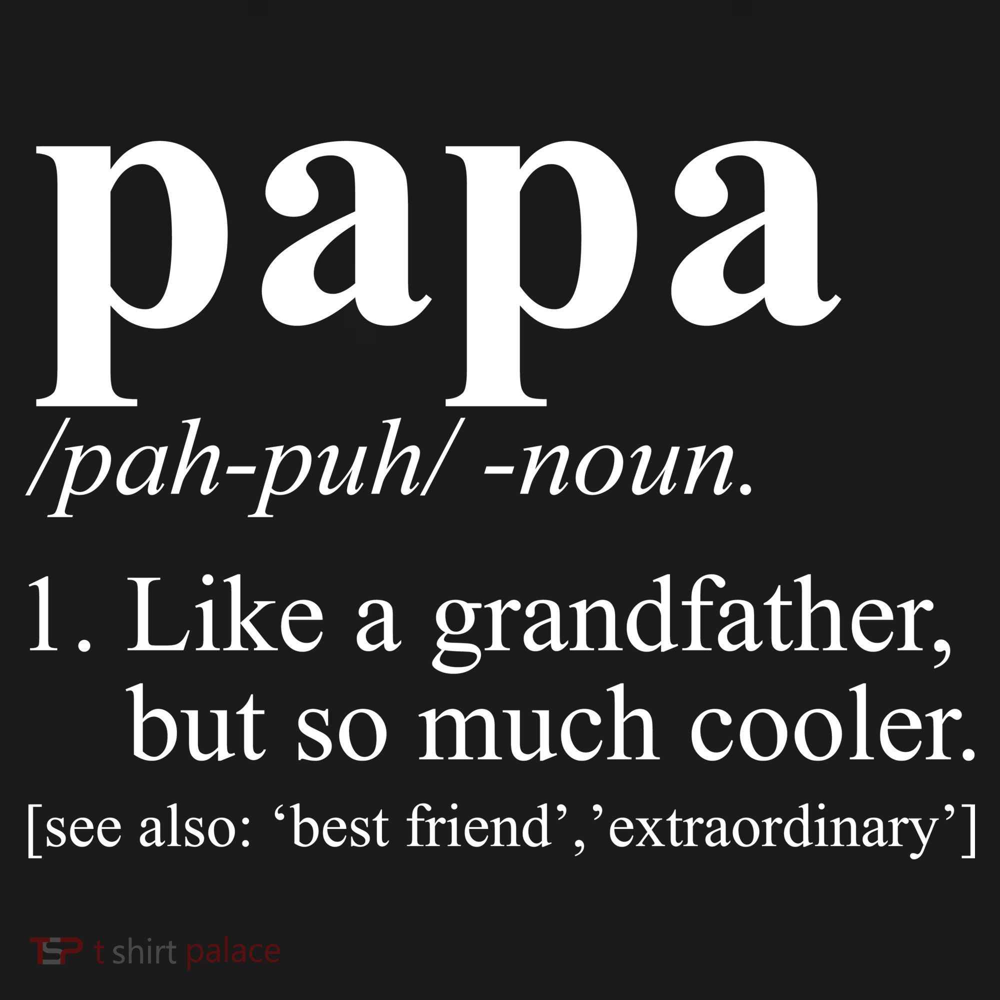 Funny Papa Definition Like A Grandfather Ornament