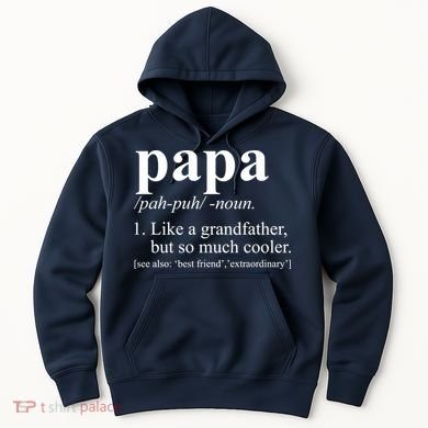 Funny Papa Definition Like A Grandfather Hoodie