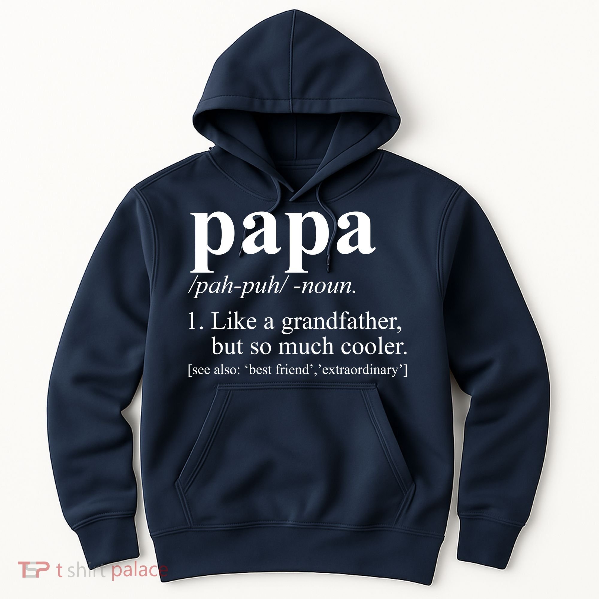 Funny Papa Definition Like A Grandfather Hoodie