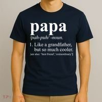 Funny Papa Definition Like A Grandfather T-Shirt thumb 3