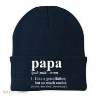 Funny Papa Definition Like A Grandfather Beanie thumb 0