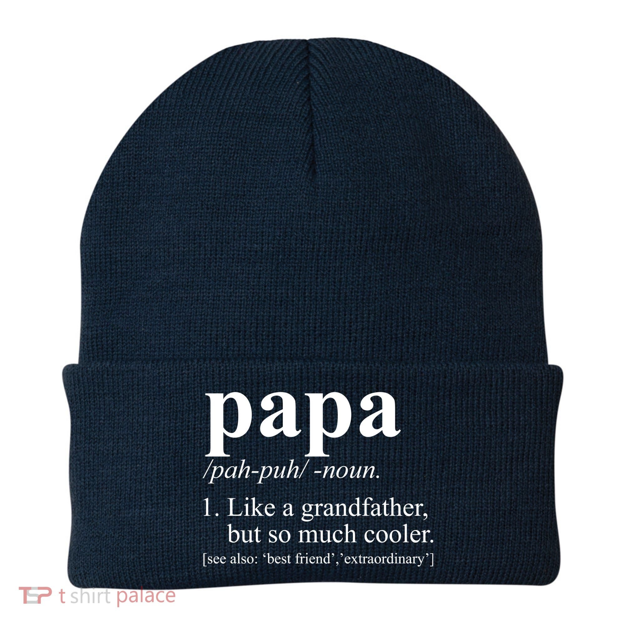 Funny Papa Definition Like A Grandfather Beanie