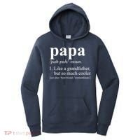 Funny Papa Definition Like A Grandfather Women's Hoodie thumb 0