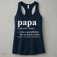 Funny Papa Definition Like A Grandfather Women's Tank Top thumb 3
