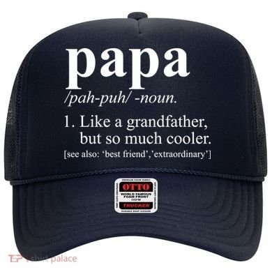 Funny Papa Definition Like A Grandfather Hat
