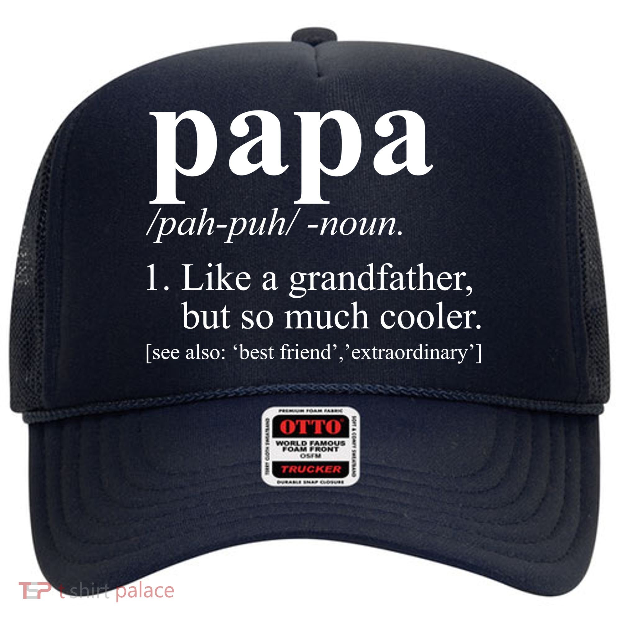 Funny Papa Definition Like A Grandfather Hat