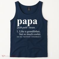 Funny Papa Definition Like A Grandfather Tank Top thumb 2