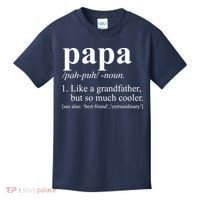 Funny Papa Definition Like A Grandfather Kids T-Shirt thumb 0
