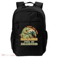 Funny Papa Don't Mess With Papasaurus Backpack thumb 0