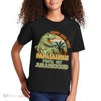 Funny Papa Don't Mess With Papasaurus Kids T-Shirt thumb 2