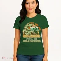 Funny Papa Don't Mess With Papasaurus Women's T-Shirt thumb 4