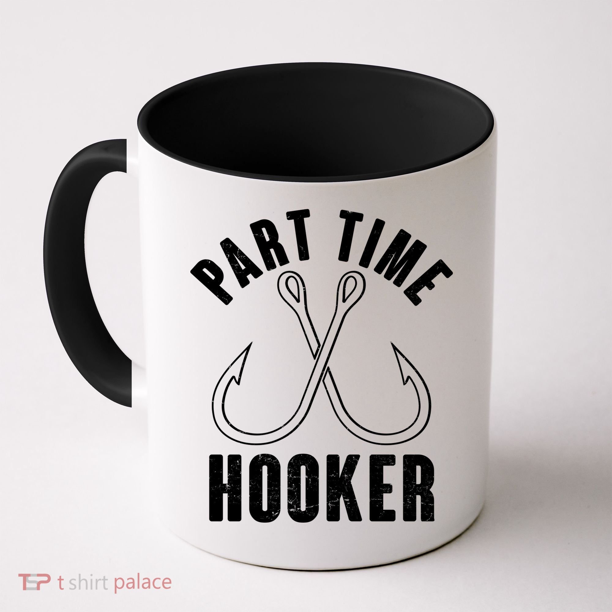 Funny Part Time Hooker Fishing Fan Coffee Mug