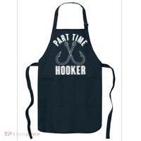 Funny Part Time Hooker Fishing Fan Apron thumb 0