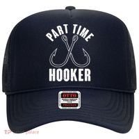 Funny Part Time Hooker Fishing Fan Hat thumb 0
