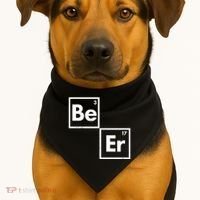 Funny Periodic Table Elements Be Er Beer USA-Made Doggie Bandana thumb 1
