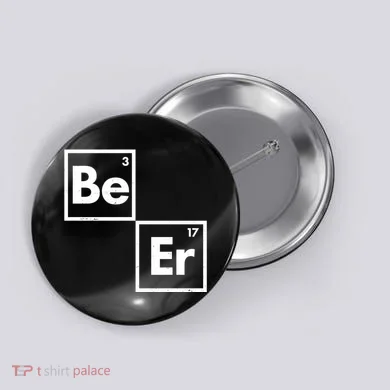 Funny Periodic Table Elements Be Er Beer Button
