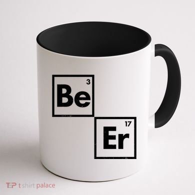 Funny Periodic Table Elements Be Er Beer Coffee Mug back