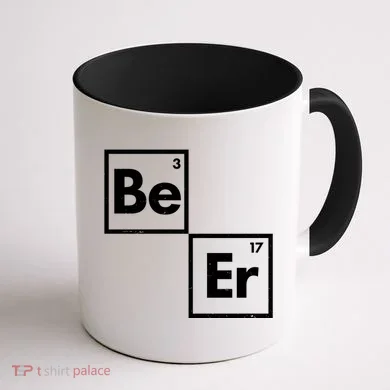 Funny Periodic Table Elements Be Er Beer Coffee Mug back