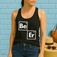 Funny Periodic Table Elements Be Er Beer Women's Tank Top thumb 2