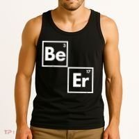 Funny Periodic Table Elements Be Er Beer Tank Top thumb 3