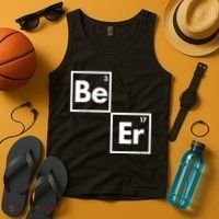 Funny Periodic Table Elements Be Er Beer Tank Top thumb 4