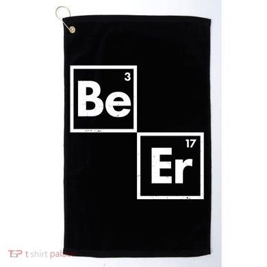 Funny Periodic Table Elements Be Er Beer Golf Towel