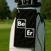Funny Periodic Table Elements Be Er Beer Golf Towel thumb 2