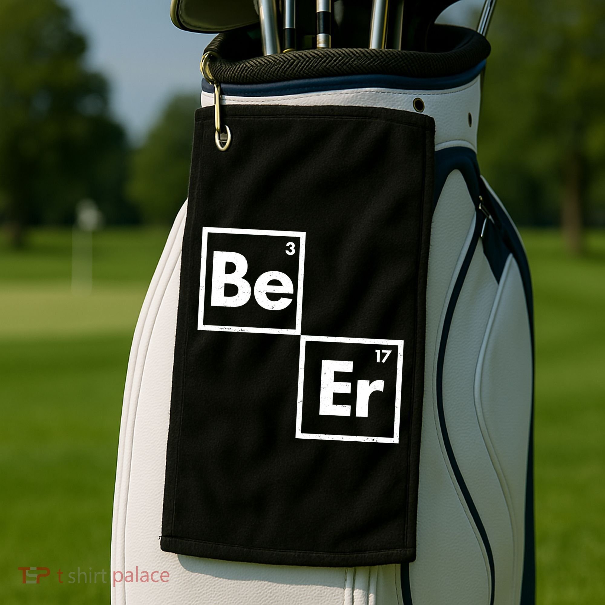 Funny Periodic Table Elements Be Er Beer Golf Towel