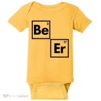 Funny Periodic Table Elements Be Er Beer Baby Bodysuit thumb 0
