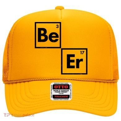 Funny Periodic Table Elements Be Er Beer Hat