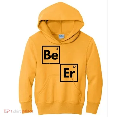 Funny Periodic Table Elements Be Er Beer Kids Hoodie