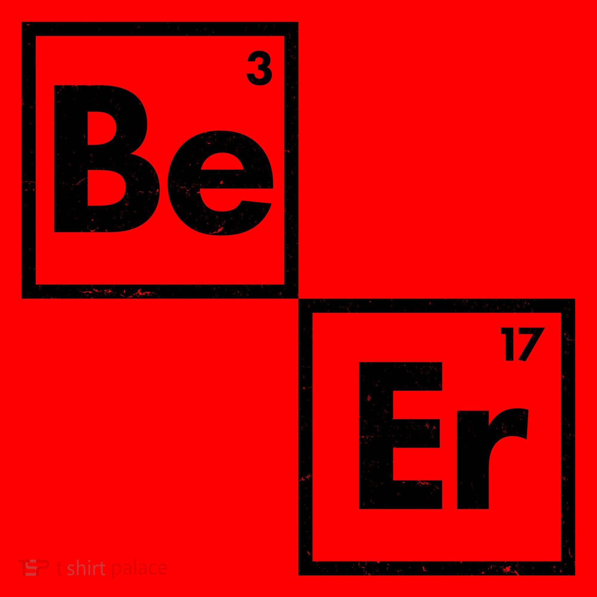 Funny Periodic Table Elements Be Er Beer Santa Hat
