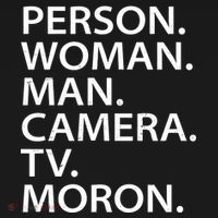 Funny Person Woman Man Camera TV Moron Women's Hoodie thumb 2
