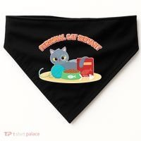 Funny Personal Cat Servant USA-Made Doggie Bandana thumb 0