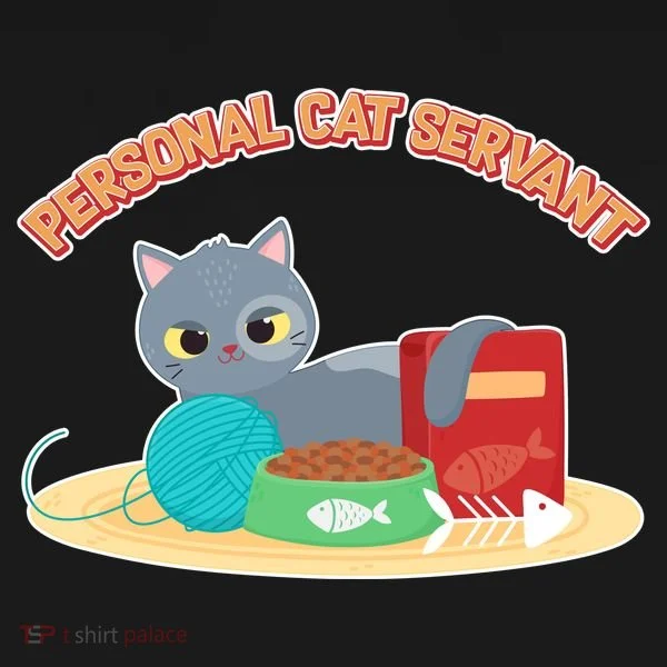 Funny Personal Cat Servant Bucket Hat