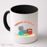 Funny Personal Cat Servant Coffee Mug thumb 0