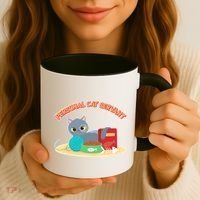 Funny Personal Cat Servant Coffee Mug thumb 3