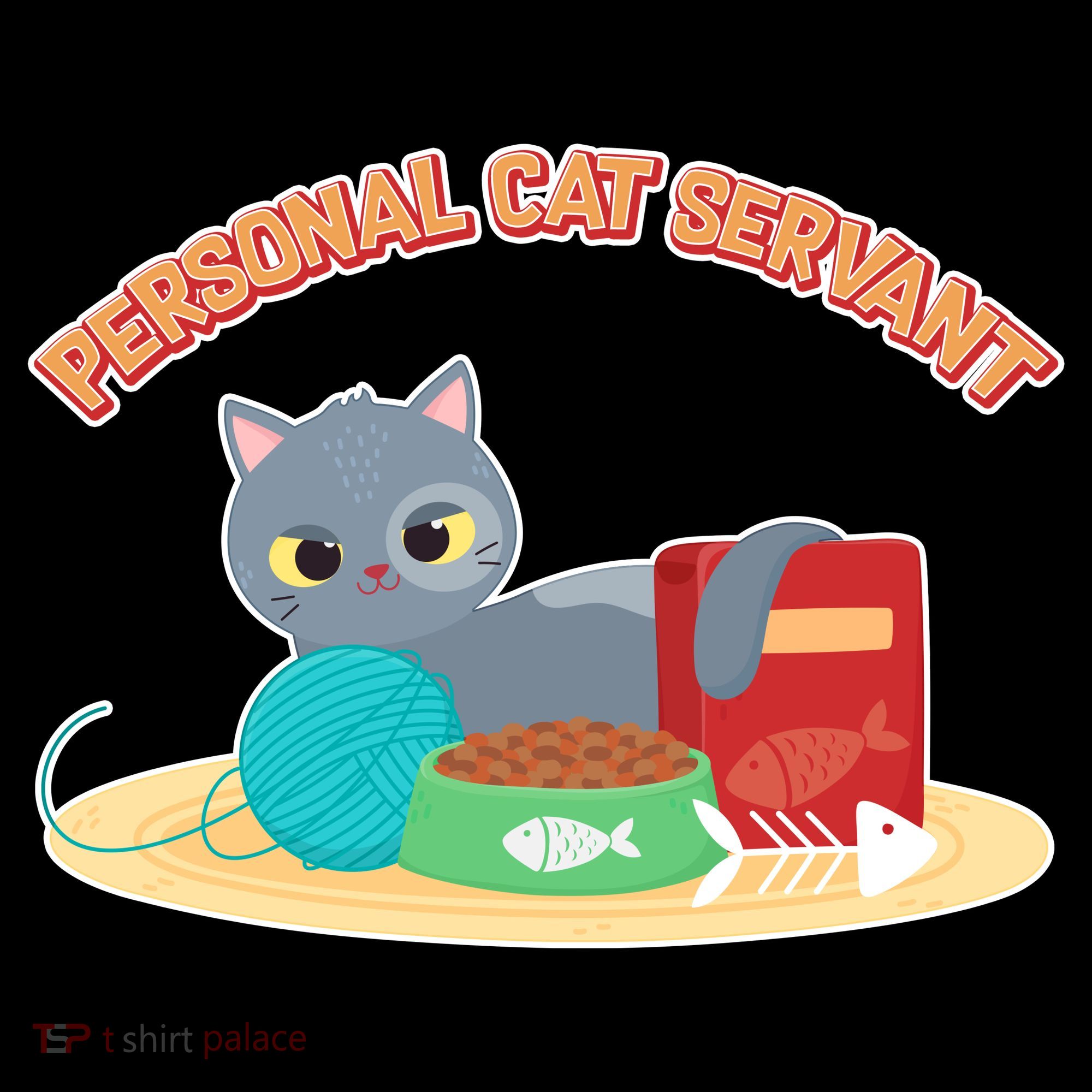 Funny Personal Cat Servant Women's Hoodie