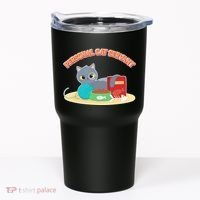 Funny Personal Cat Servant Tumbler thumb 0