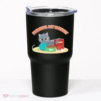 Funny Personal Cat Servant Tumbler thumb 0