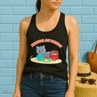 Funny Personal Cat Servant Women's Tank Top thumb 2