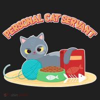 Funny Personal Cat Servant Hat thumb 2